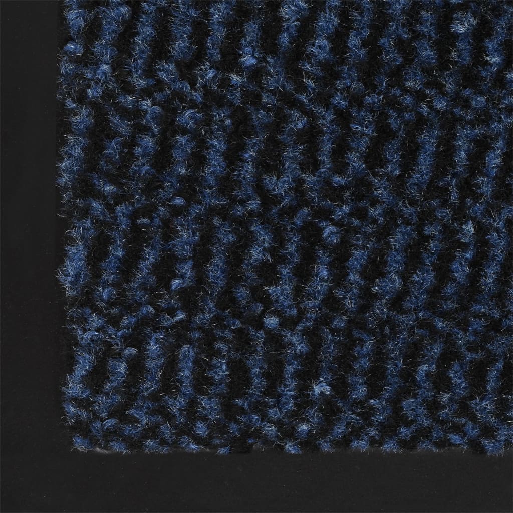 vidaXL Durų kilimėlis, mėlynos spalvos, 60x180cm, kuokštuotas