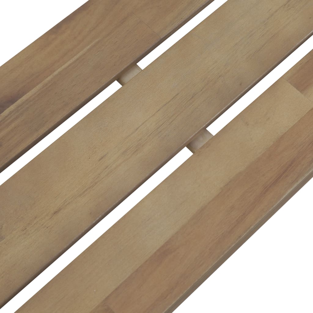 vidaXL Sodo suoliukas, 120 cm, akacijos medienos masyvas