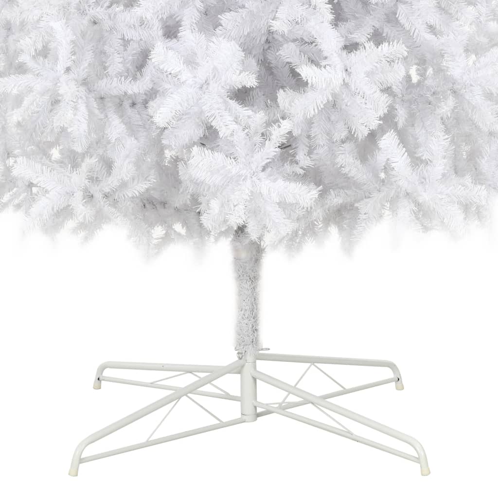 vidaXL Dirbtinė apšviesta Kalėdų eglutė, baltos spalvos, 400cm