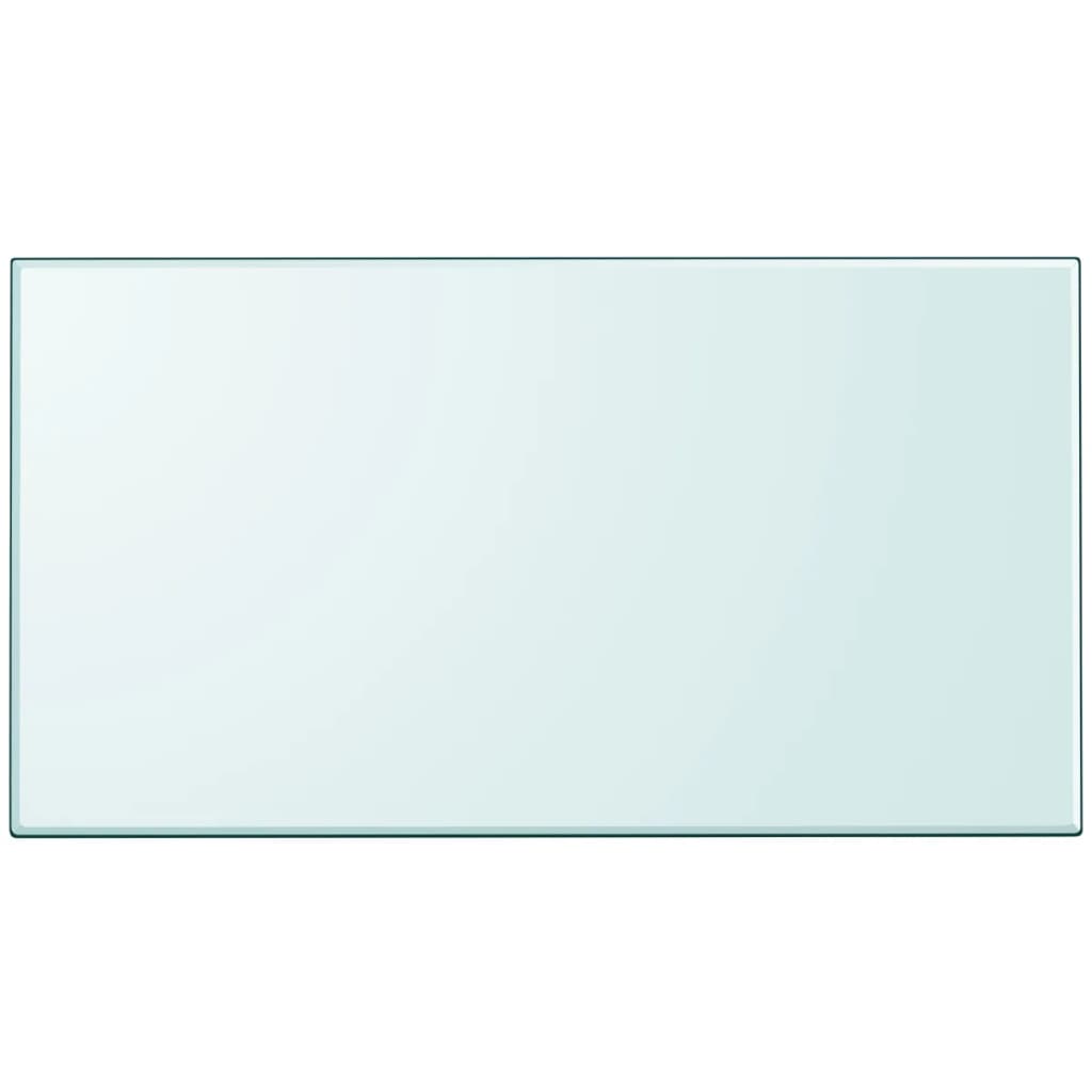 vidaXL Stalviršis, grūdintas stiklas, stačiakampio forma, 1200x650mm