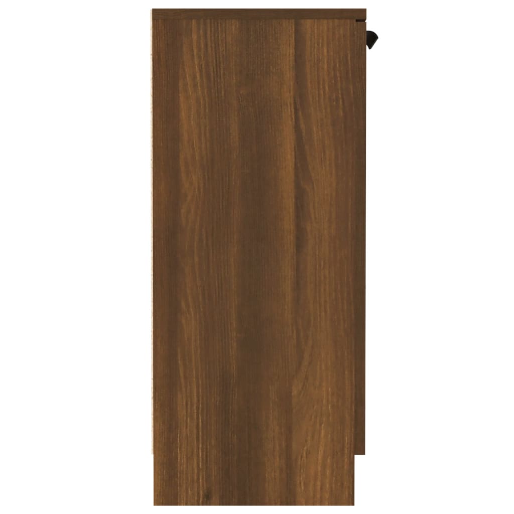 vidaXL Šoninė spintelė, ruda ąžuolo, 60x30x70cm, apdirbta mediena