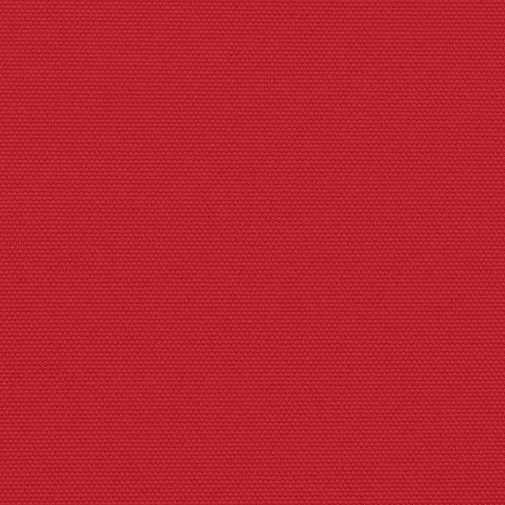 vidaXL Ištraukiama šoninė markizė, raudonos spalvos, 120x500cm