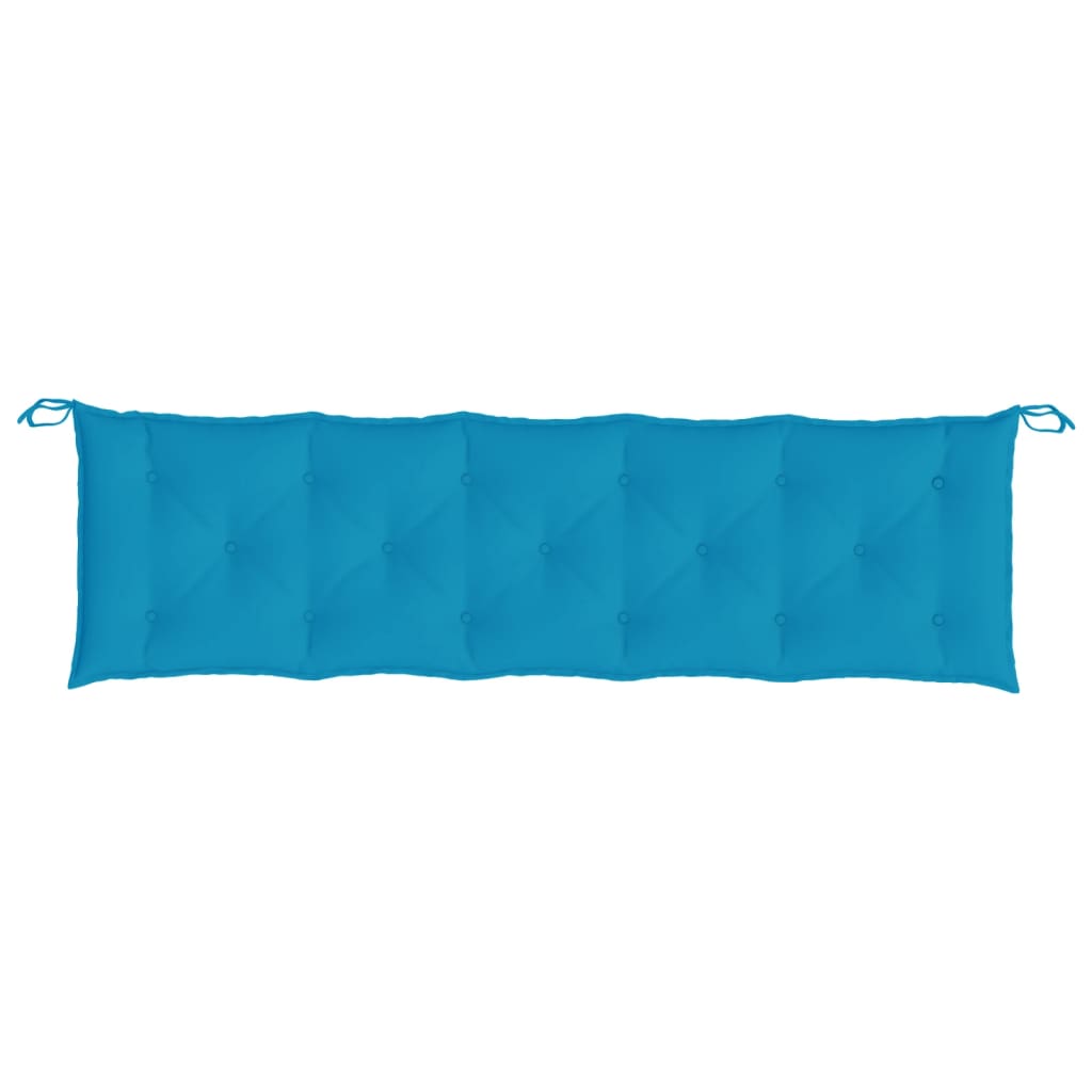 vidaXL Sodo suoliuko pagalvėlė, šviesiai mėlyna, 180x50x7cm, audinys
