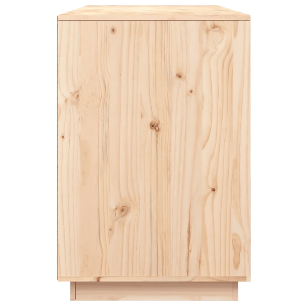 vidaXL Rašomasis stalas, 140x50x75cm, pušies medienos masyvas