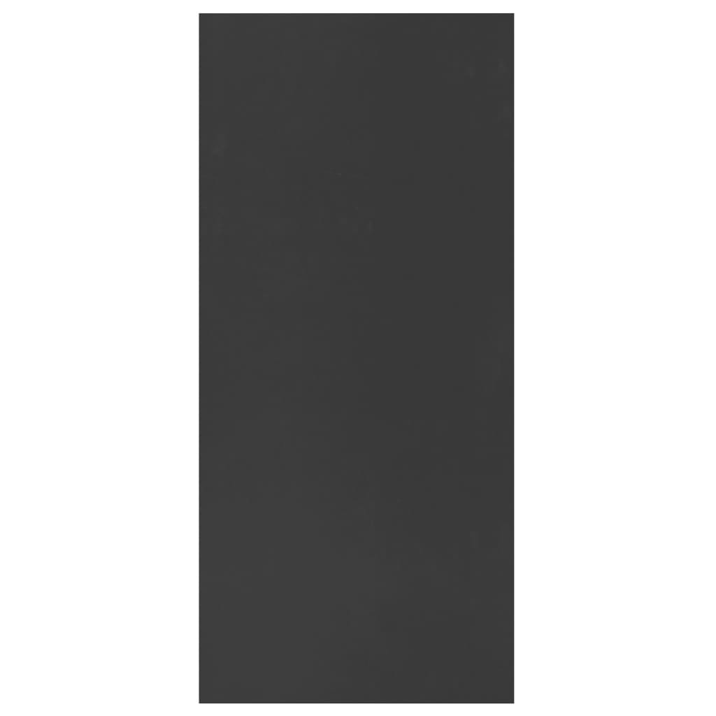 vidaXL Knygų/šoninė spintelė, juoda, 66x30x130cm, apdirbta mediena