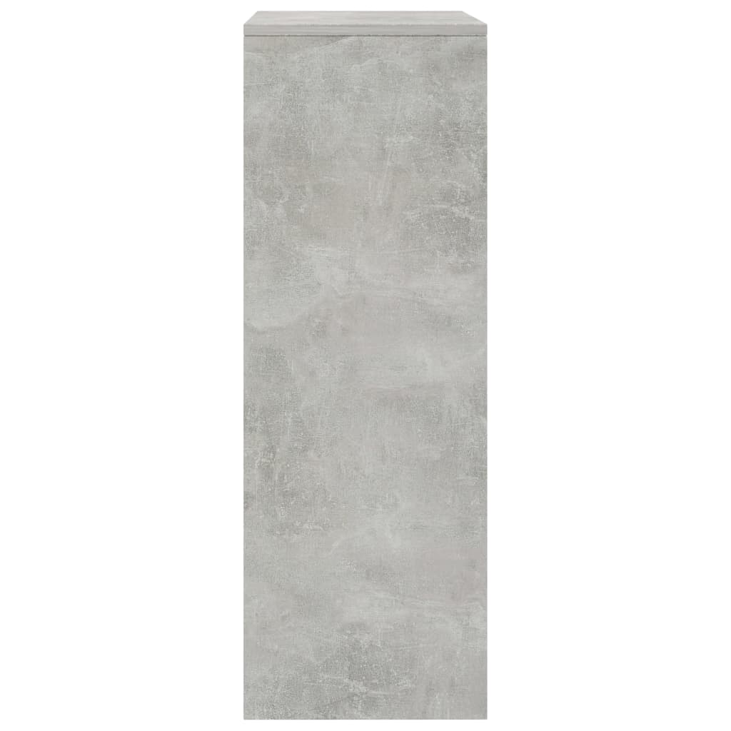 vidaXL Šoninė spintelė su 6 stalčiais, betono pilka, 50x34x96cm, MDP