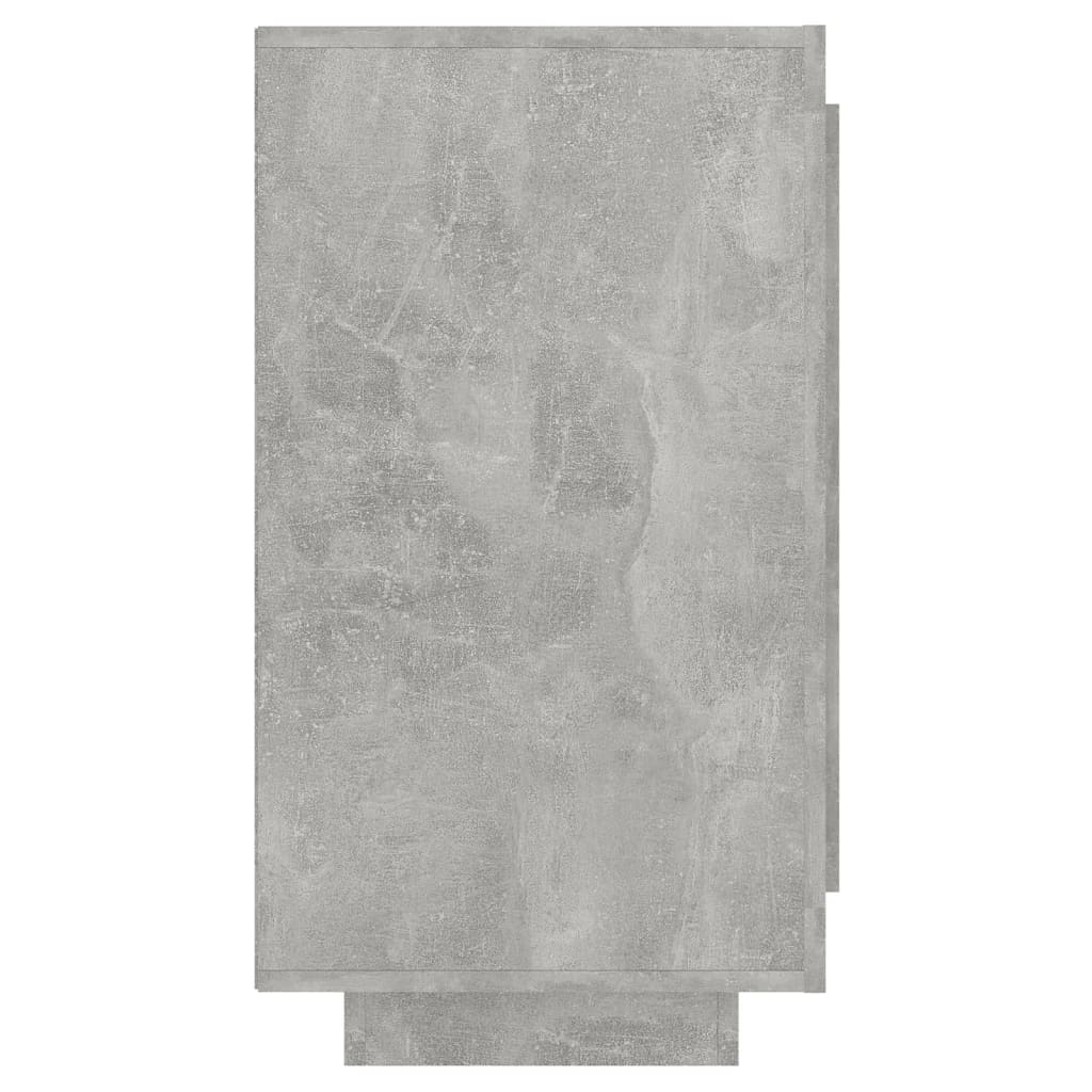 vidaXL Šoninė spintelė, betono pilkos spalvos, 80x40x75cm