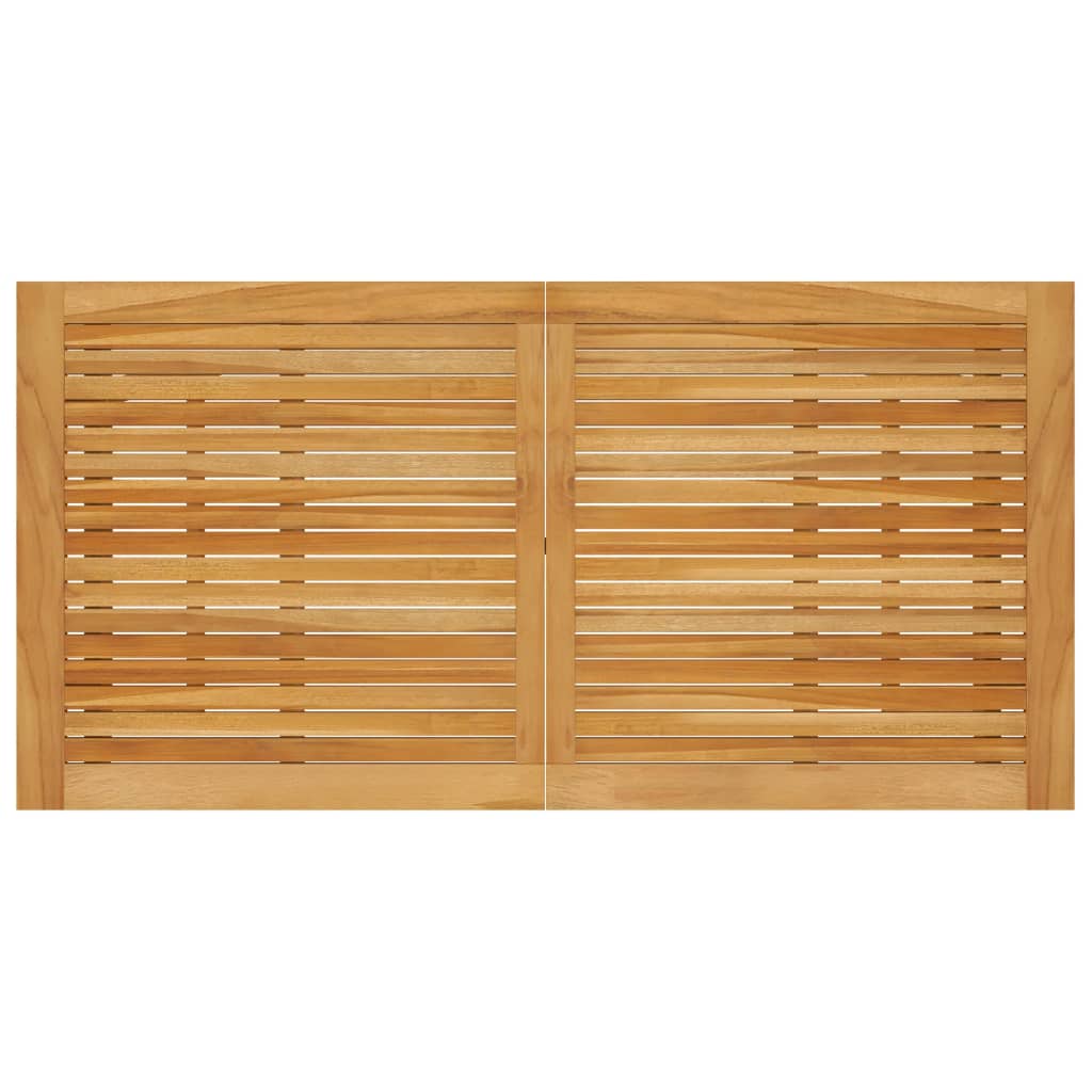 vidaXL Sodo baro stalas, 140x70x104cm, akacijos medienos masyvas
