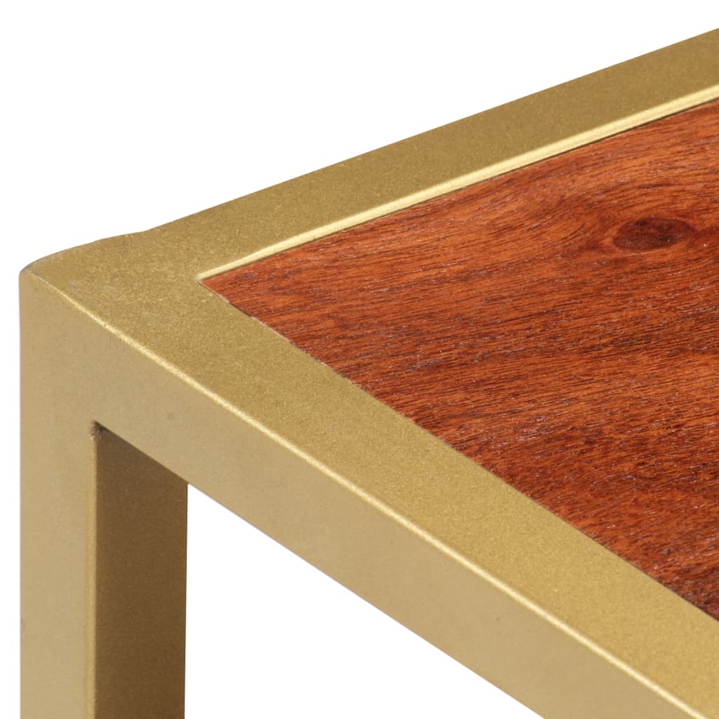 vidaXL Kavos staliukas, 90x50x40cm, akacijos medienos masyvas