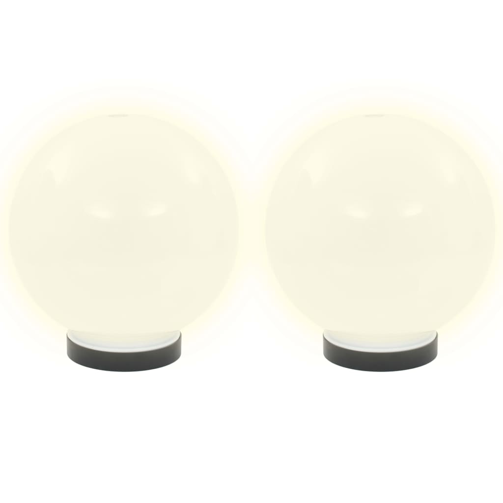 vidaXL LED lempos, rutulio formos, 4vnt., sferinės, 20cm, PMMA