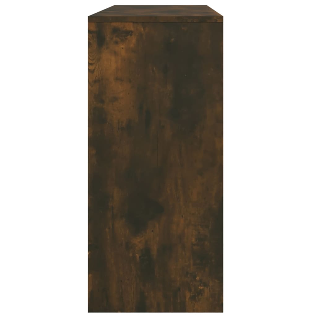 vidaXL Konsolinis staliukas, dūminio ąžuolo, 100x35x76,5cm, MDP