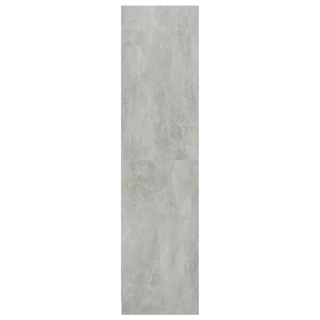vidaXL Drabužių spinta, betono pilkos spalvos, 50x50x200 cm, MDP