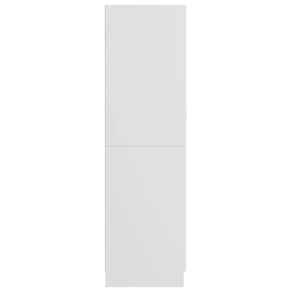 vidaXL Drabužių spinta, baltos spalvos, 82,5x51,5x180cm, MDP