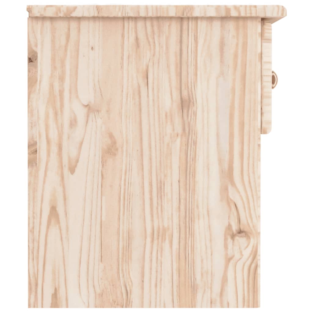 vidaXL Naktinė spintelė ALTA, 41x35x41cm, pušies medienos masyvas