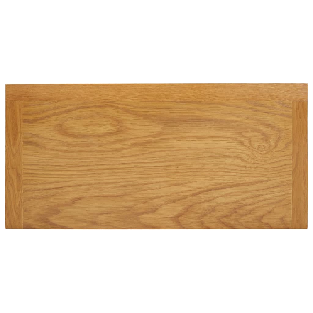 vidaXL Spintelė, 70x35x75cm, ąžuolo medienos masyvas