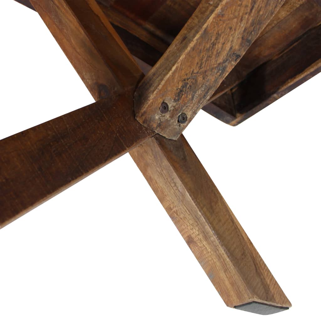 vidaXL Kavos staliukas, perdirbta mediena, 110x60x45cm