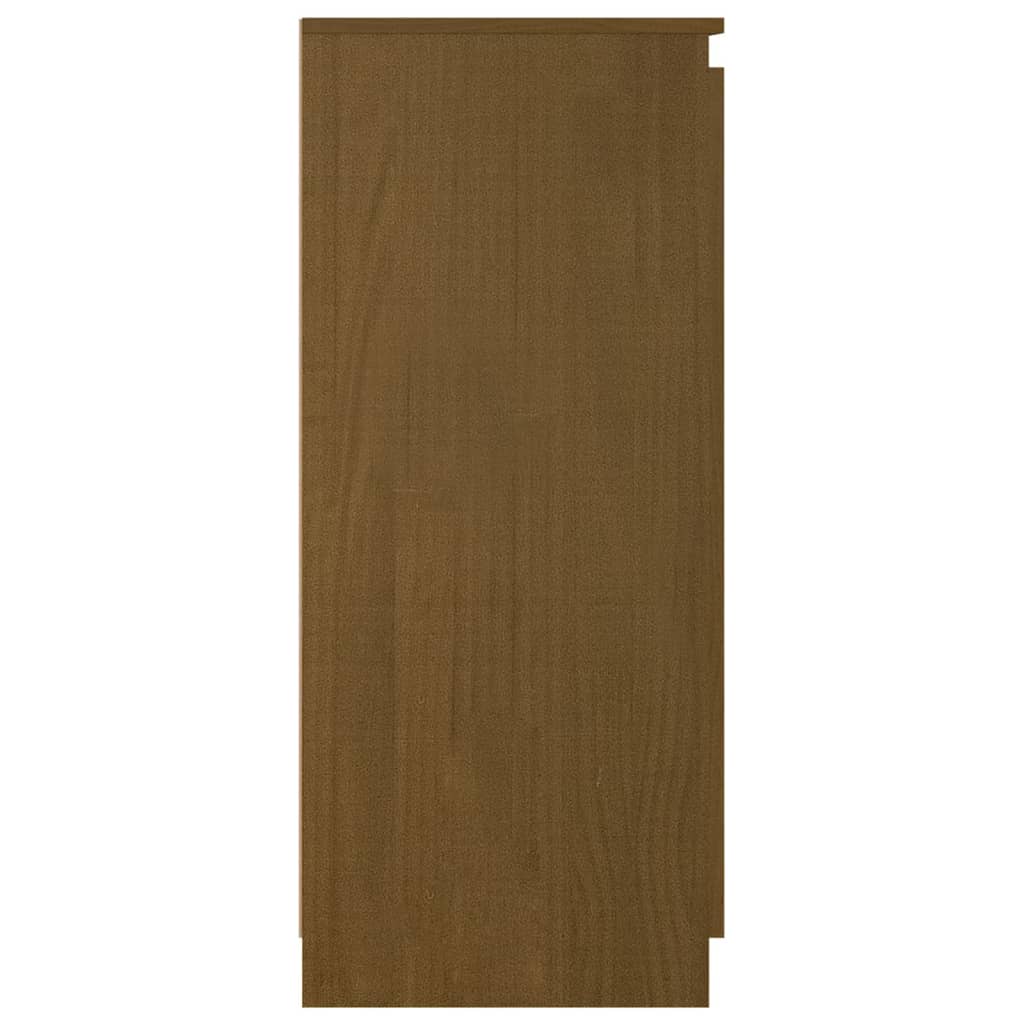 vidaXL Šoninė spintelė, medaus ruda, 60x36x84cm, pušies masyvas