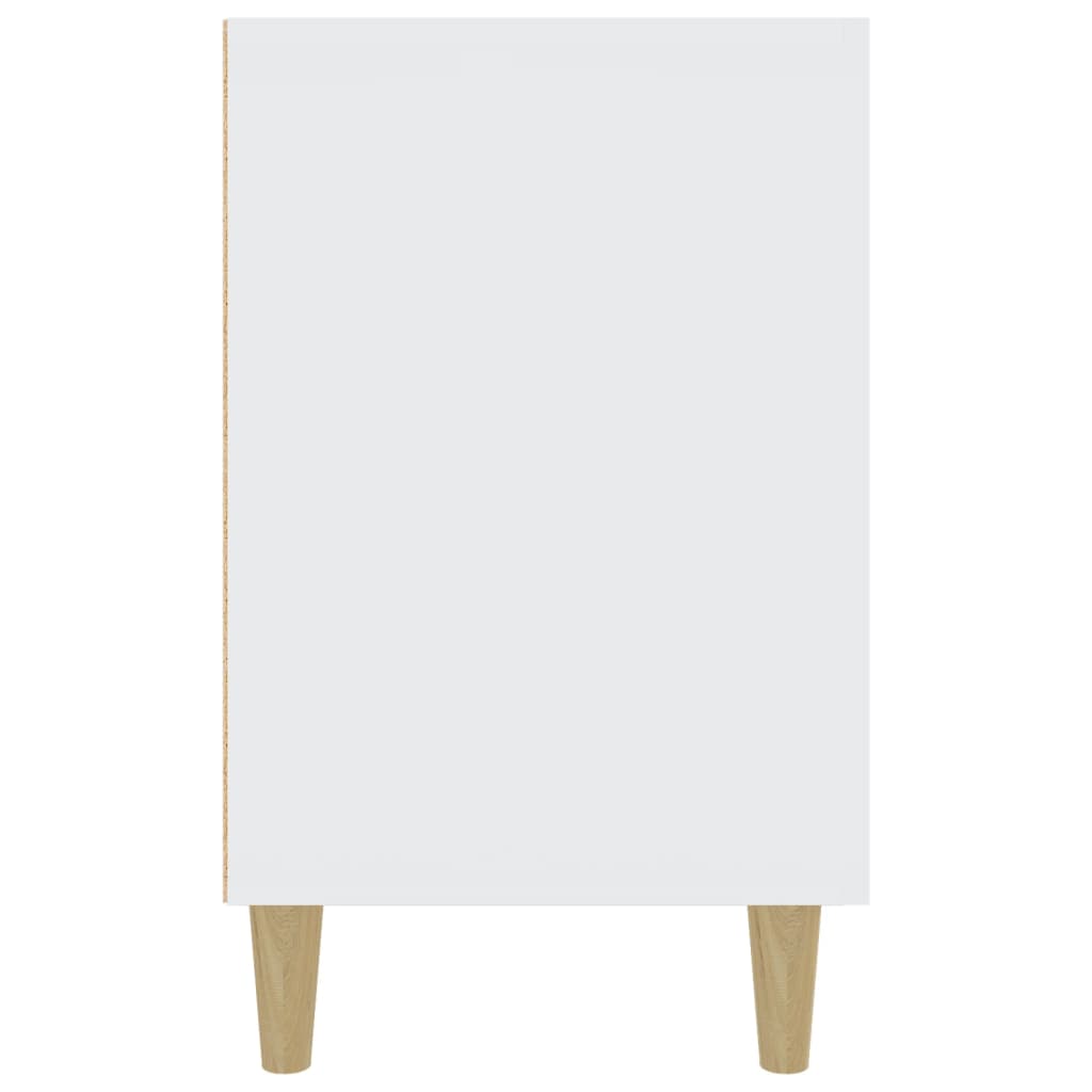 vidaXL Šoninė spintelė, baltos spalvos, 100x36x60cm, apdirbta mediena