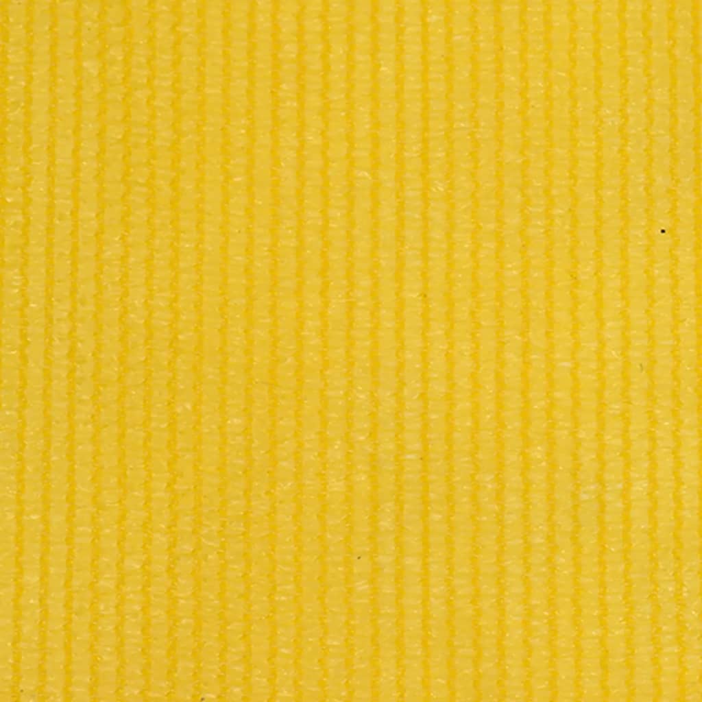 vidaXL Lauko roletas, geltonos spalvos, 100x140cm, HDPE