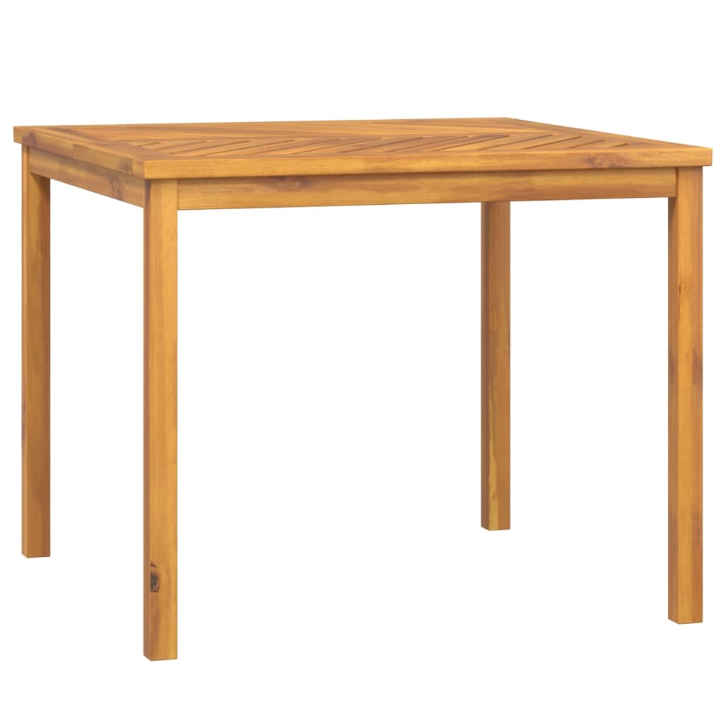 vidaXL Sodo valgomojo stalas, 90x90x74cm, akacijos medienos masyvas