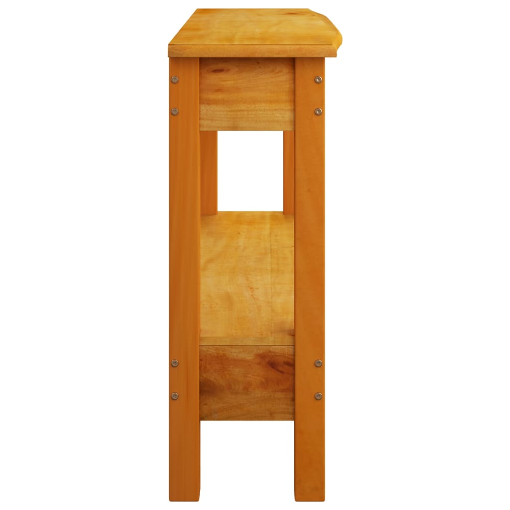 vidaXL Konsolinis staliukas su stalčiais, 110x30x75cm, raudonmedis
