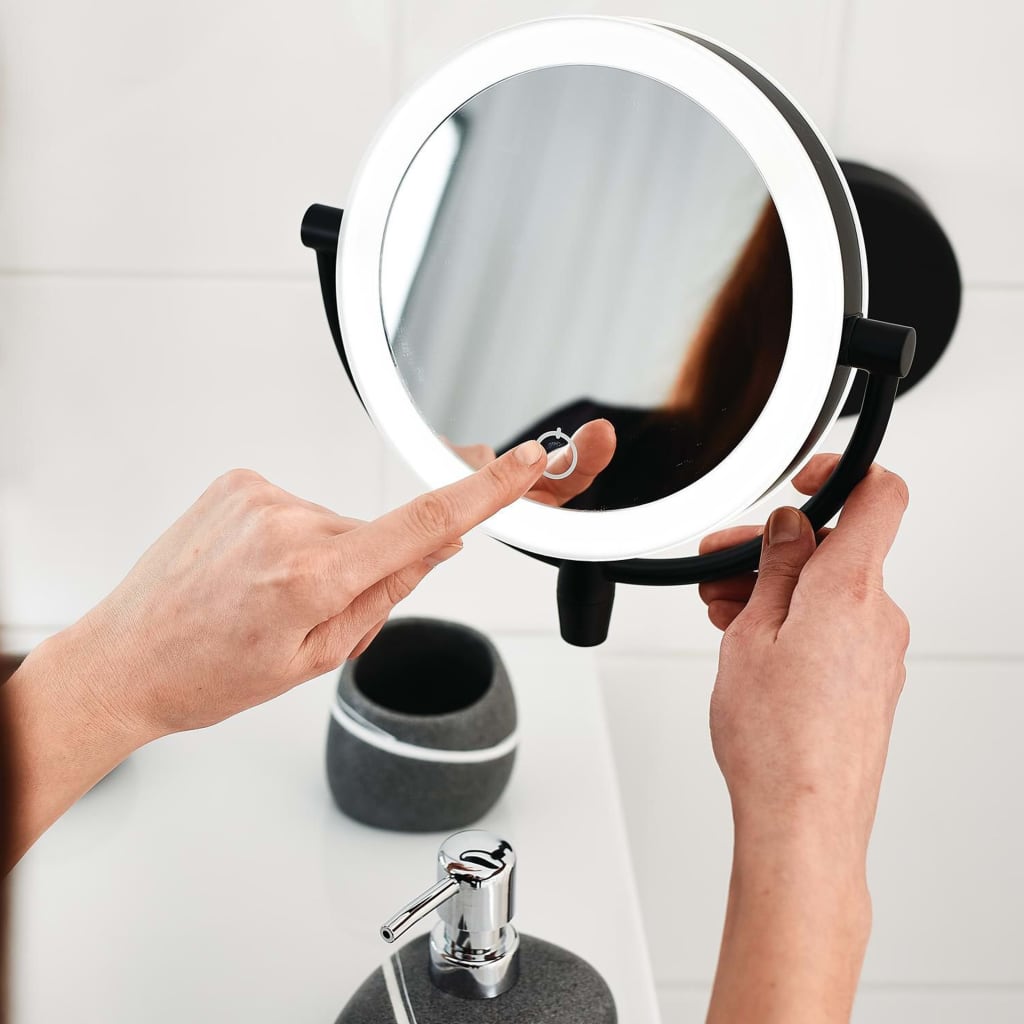 RIDDER Makiažo veidrodis Shuri, su LED ir liečiamu jungikliu