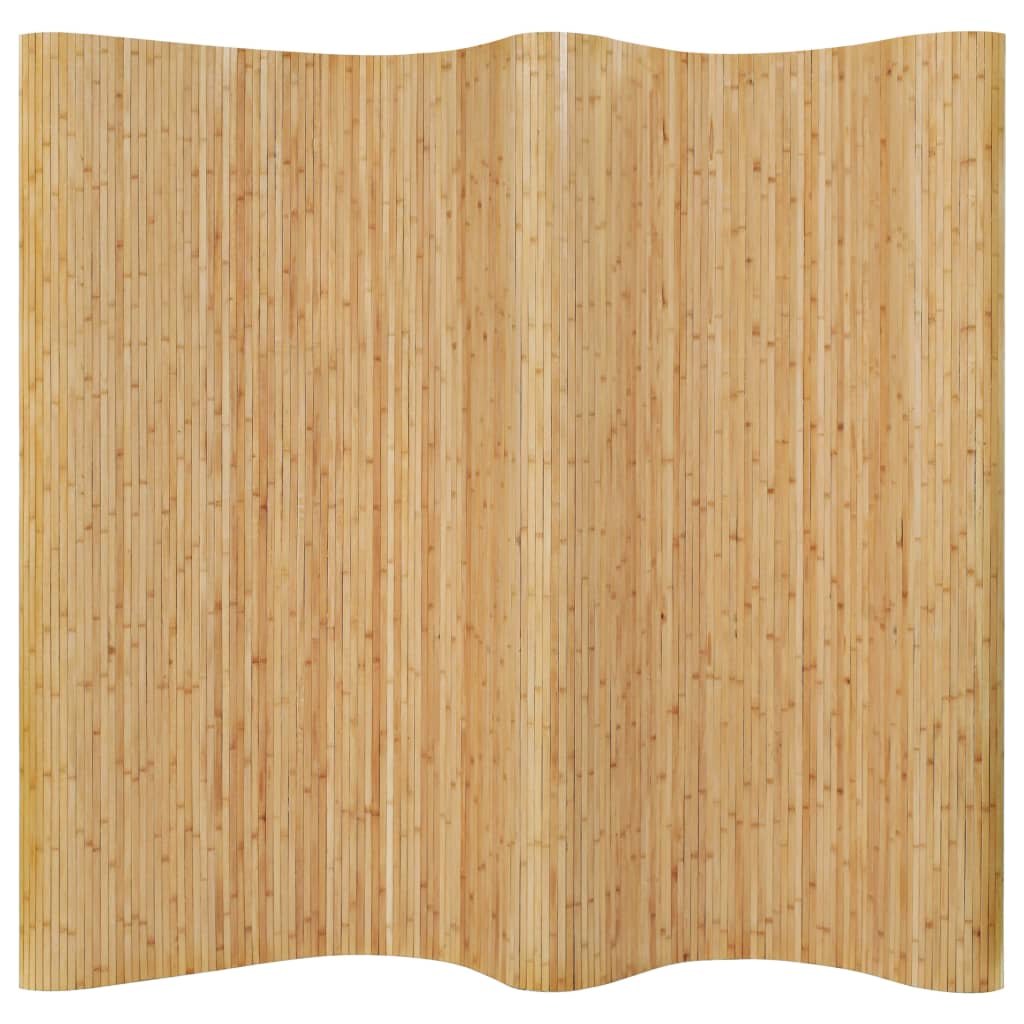 vidaXL Kambario pertvara, natūralios spalvos, 250x165cm, bambukas