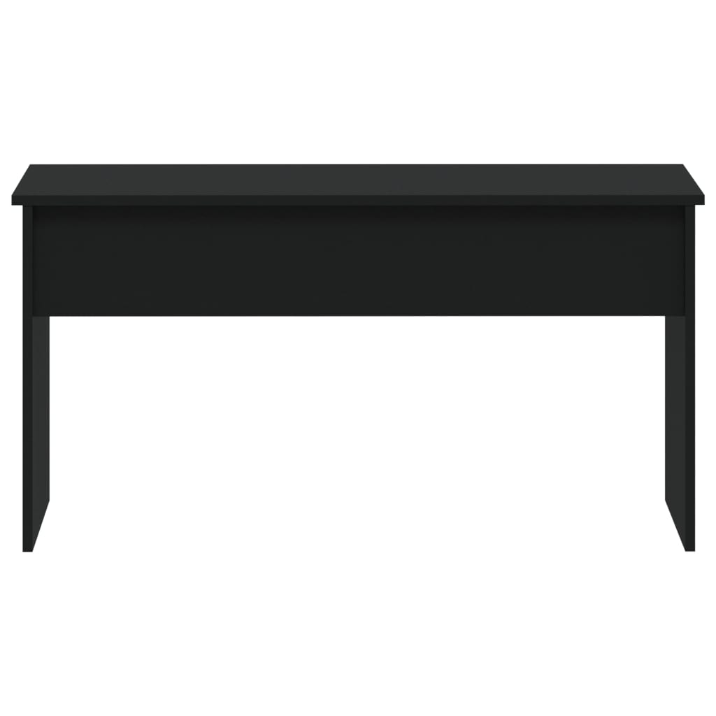 vidaXL Kavos staliukas, juodas, 102x50,5x52,5cm, apdirbta mediena