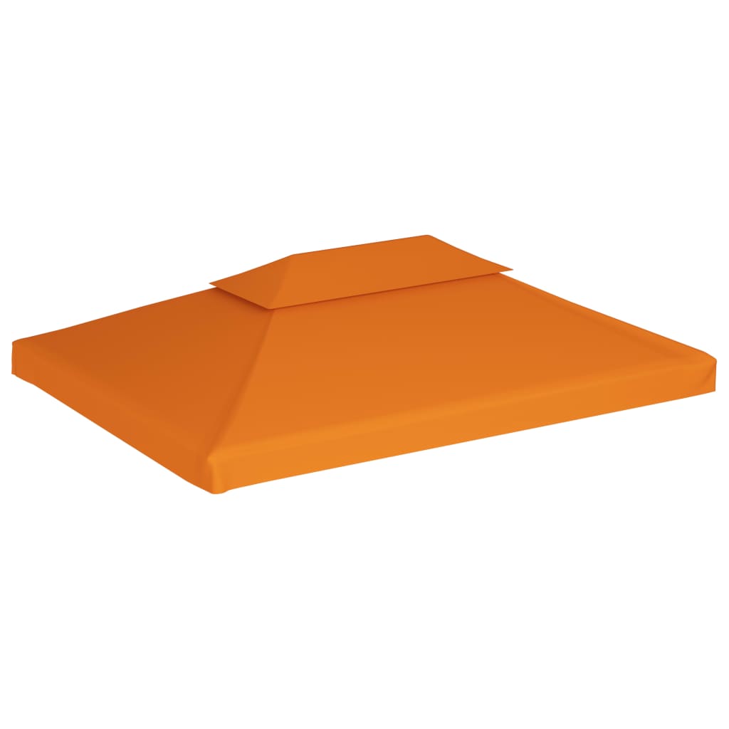vidaXL Pakaitinis pavėsinės uždangalas, oranžinis, 3x4m, 310g/m²
