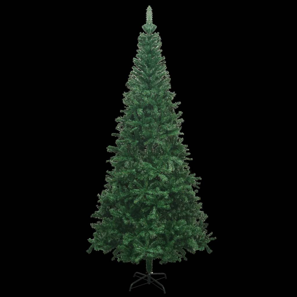 vidaXL Dirbtinė apšviesta Kalėdų eglutė, žalios spalvos, 240cm, L