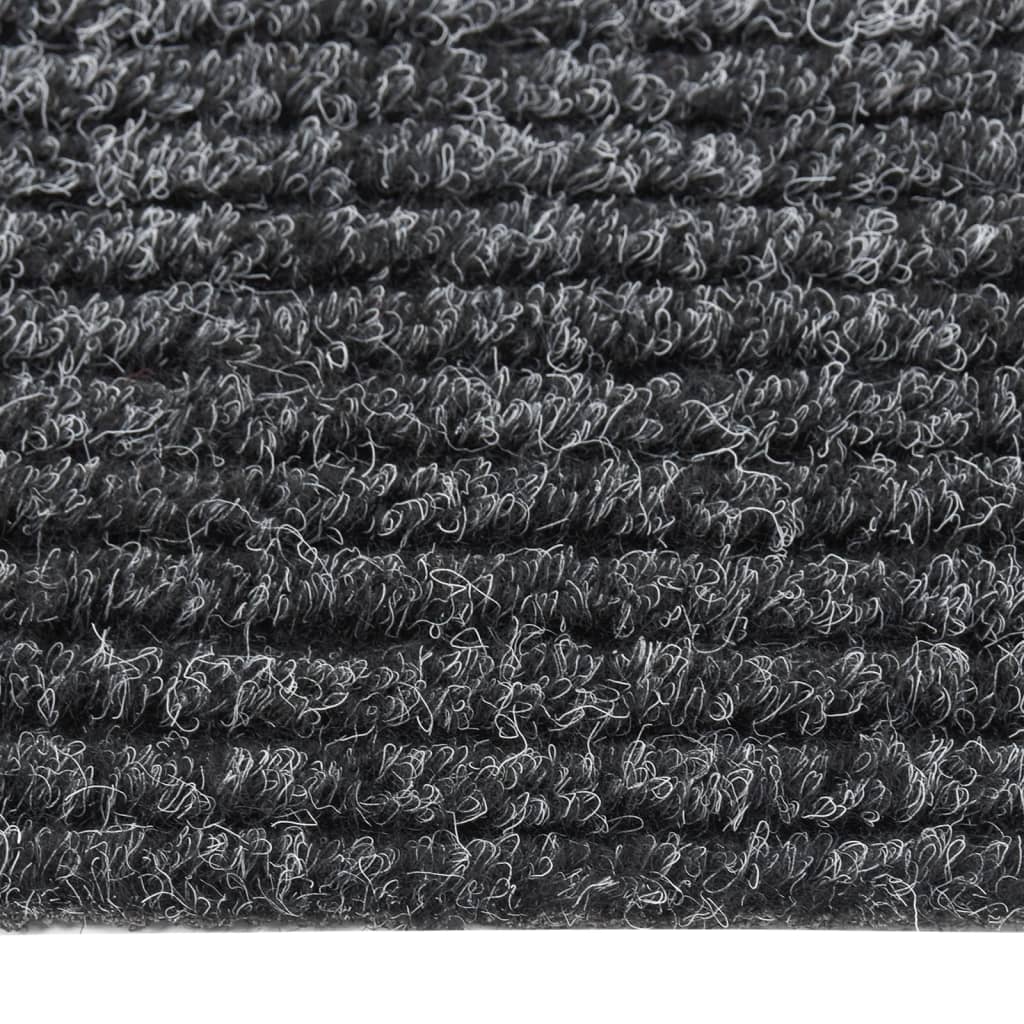 vidaXL Purvą sugeriantis kilimas-takelis, antracito spalvos, 100x350cm