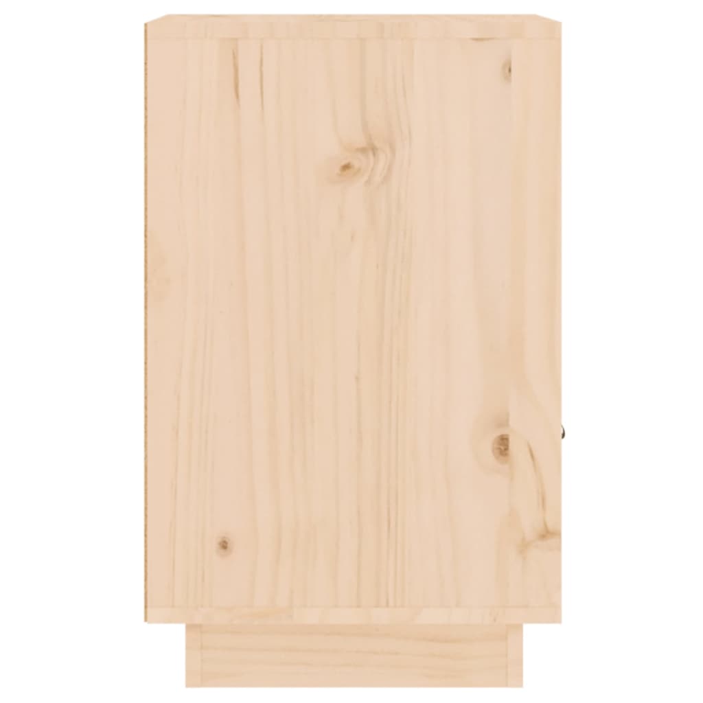 vidaXL Naktinė spintelė, 40x34x55cm, pušies medienos masyvas