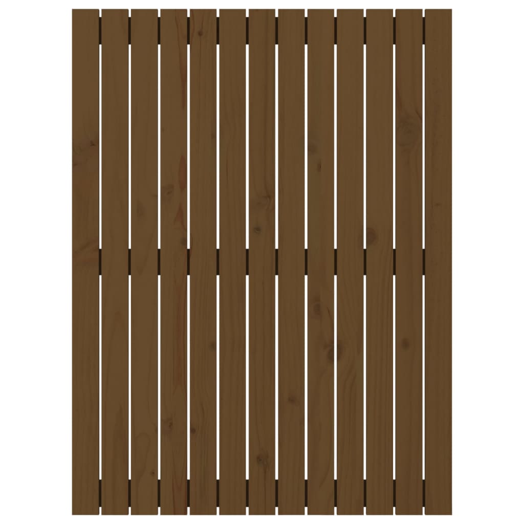 vidaXL Sieninis galvūgalis, medaus rudas, 82,5x3x110cm, pušies masyvas