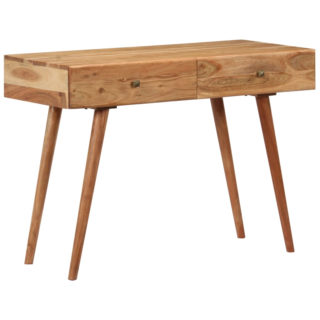 vidaXL Rašomasis stalas, 100x51x76cm, akacijos medienos masyvas