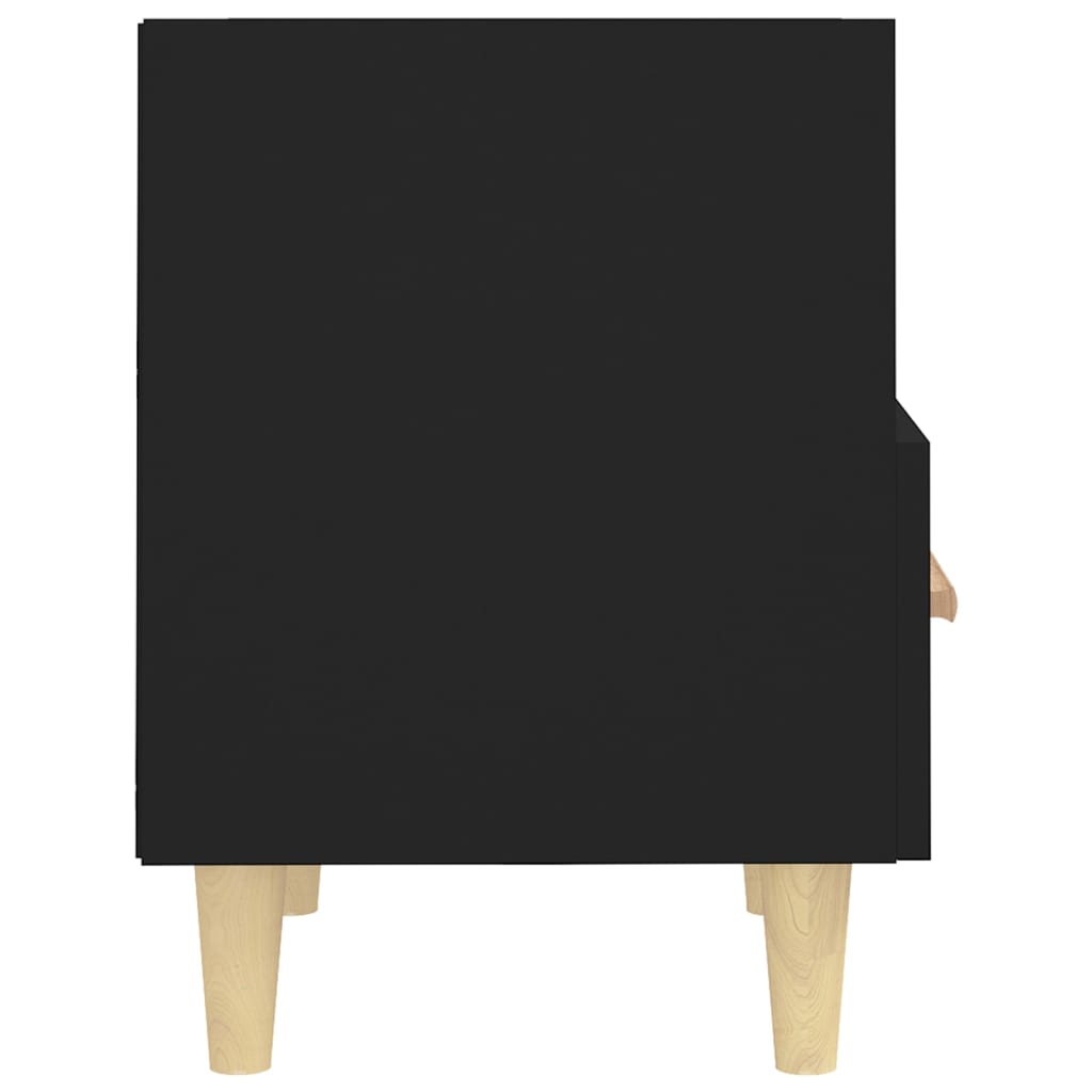 vidaXL Naktinės spintelės, 2vnt., juodos spalvos, 40x35x47cm
