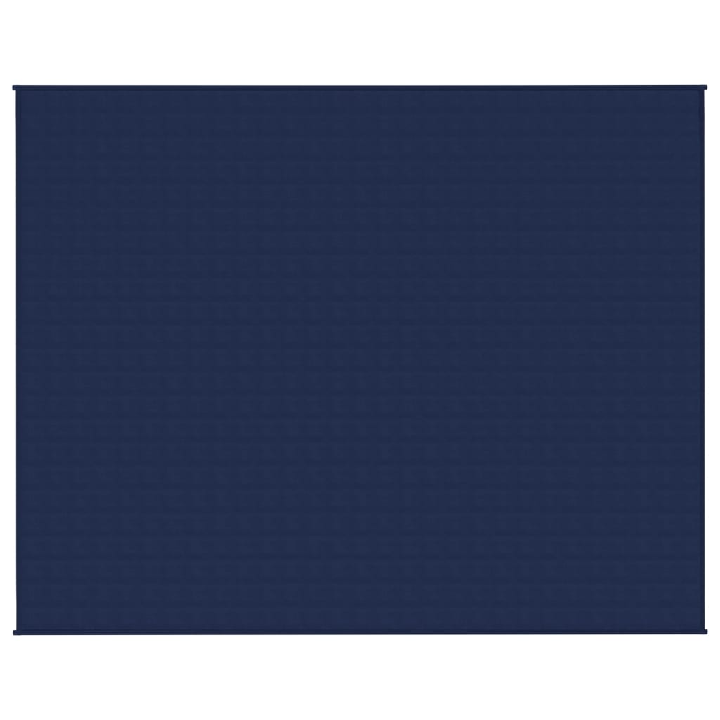 vidaXL Sunki antklodė, mėlynos spalvos, 235x290cm, audinys, 15kg
