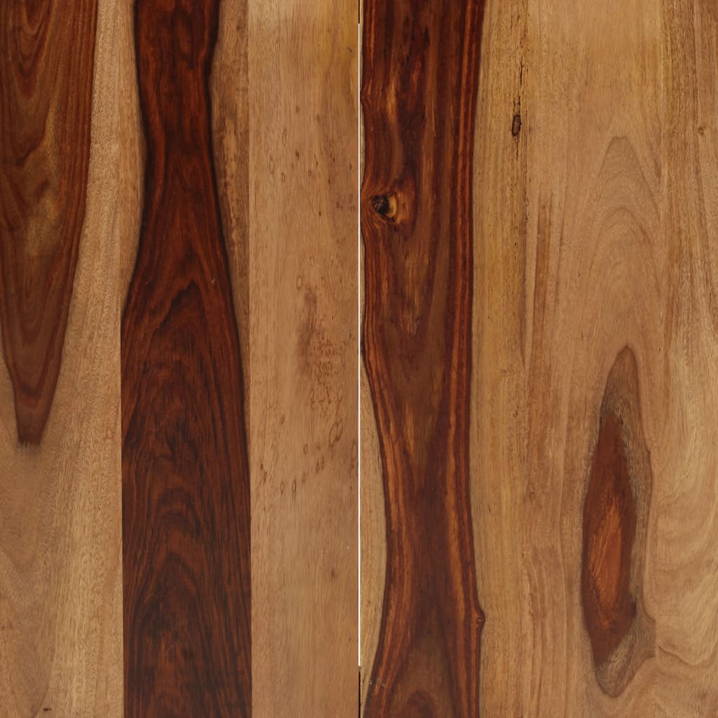 vidaXL Valgomojo stalas, 140x70x75cm, rausv. dalb. medienos masyvas