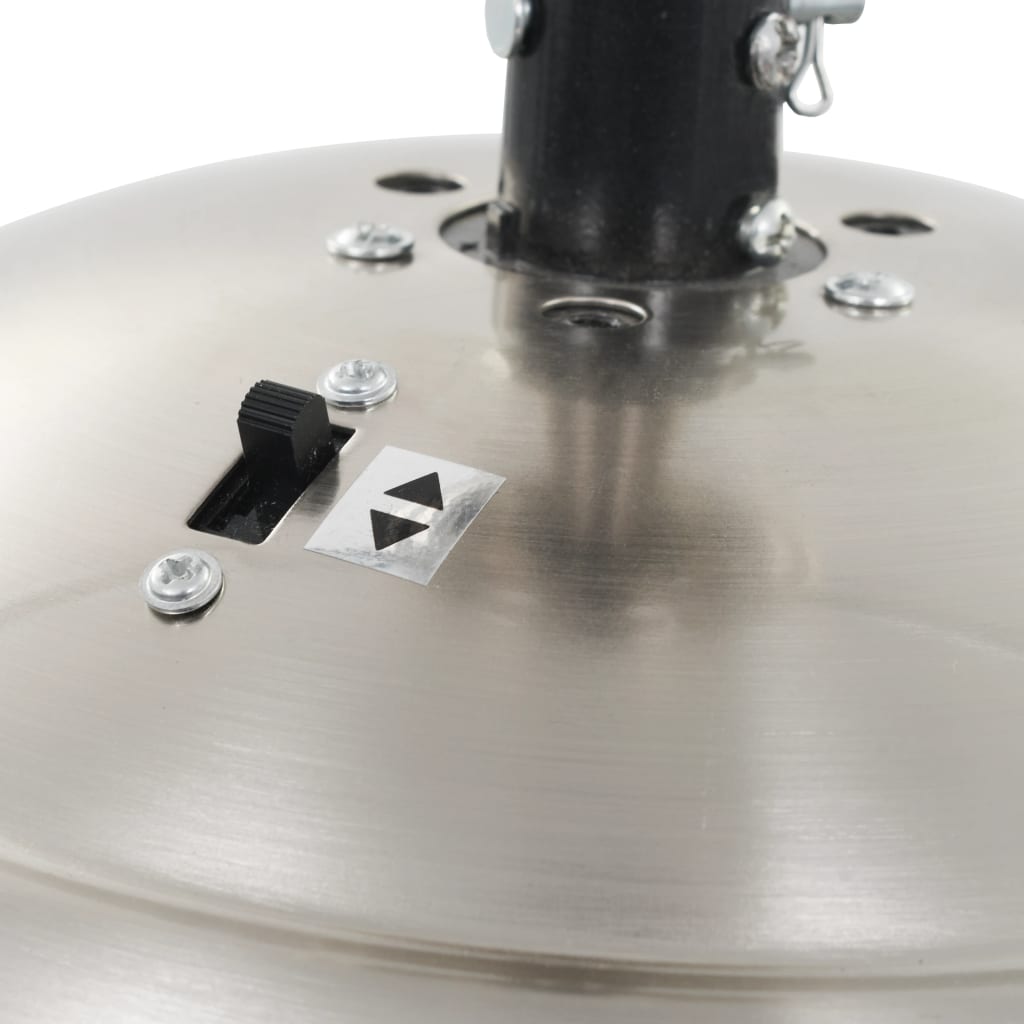 vidaXL Puošnus lubų ventiliatorius su šviesele, 128cm, baltas