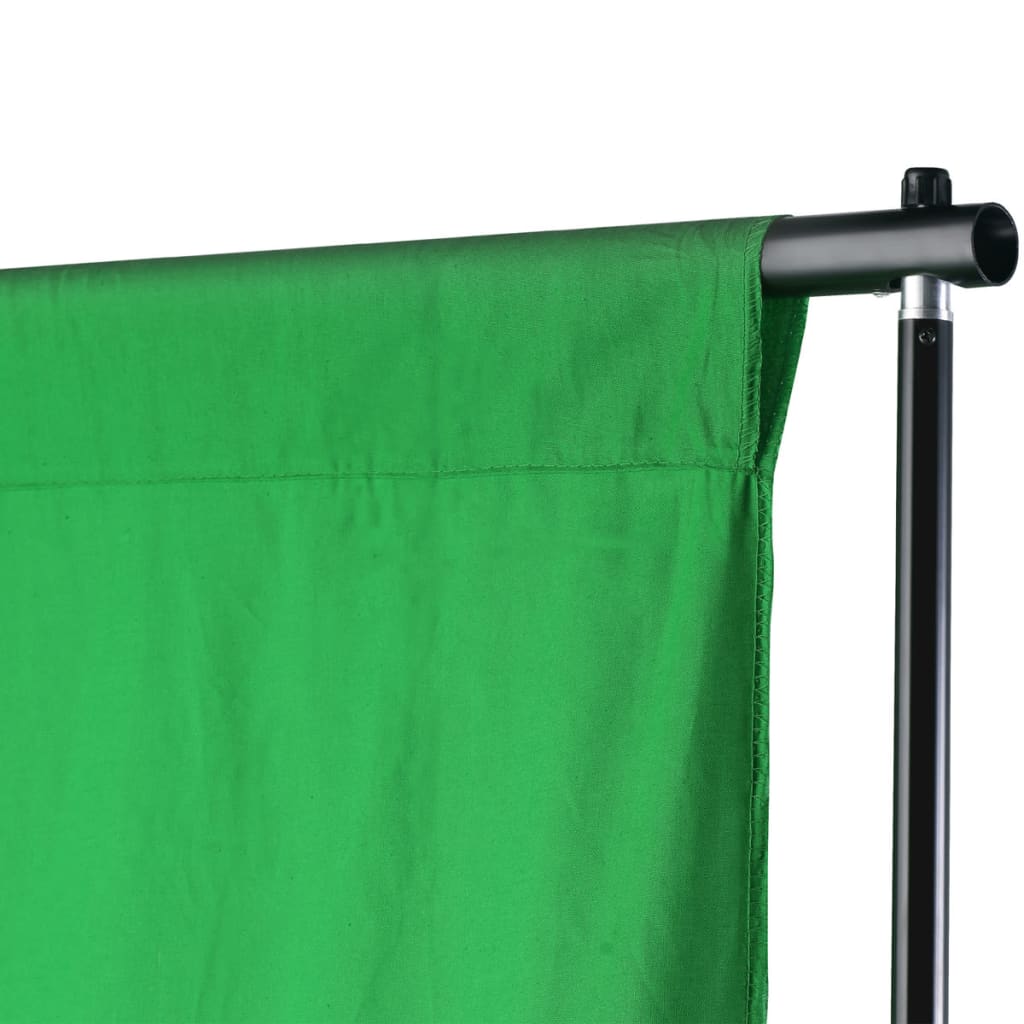 vidaXL Fono rėmo sistema, 500 x 300 cm, žalia
