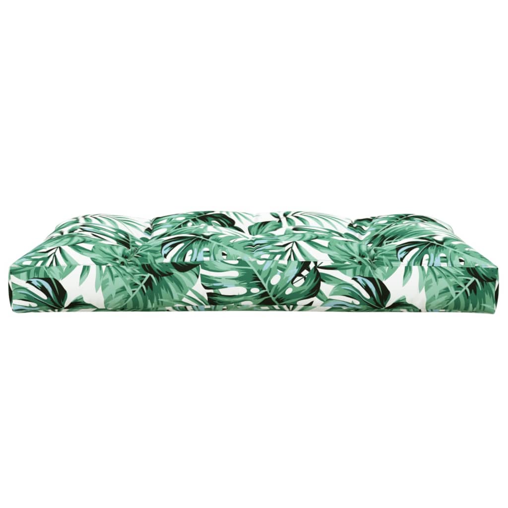 vidaXL Sėdima sodo pagalvėlė, žalios spalvos, 120x80x10cm, audinys