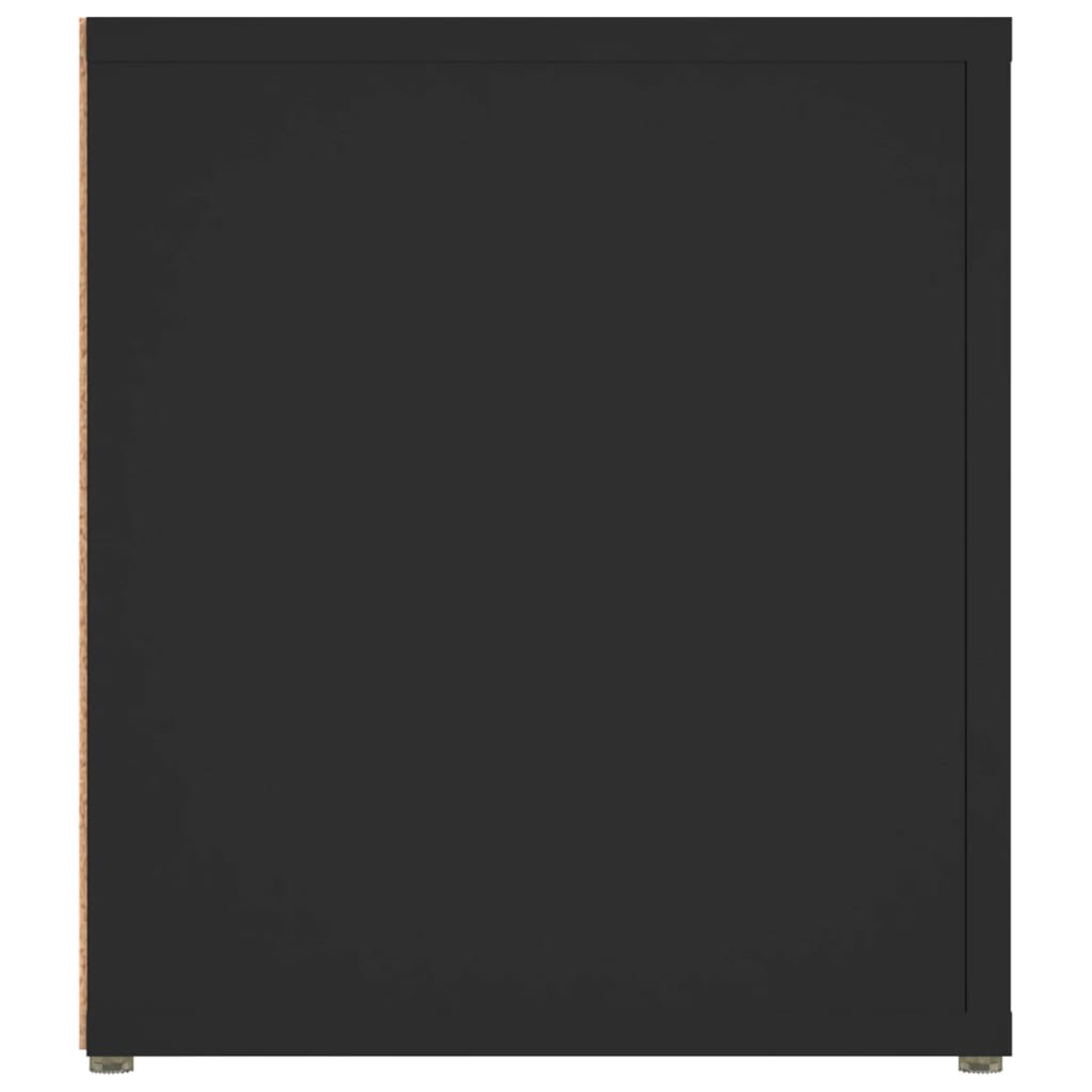 vidaXL Televizoriaus spintelė, juoda, 80x31,5x36cm, apdirbta mediena