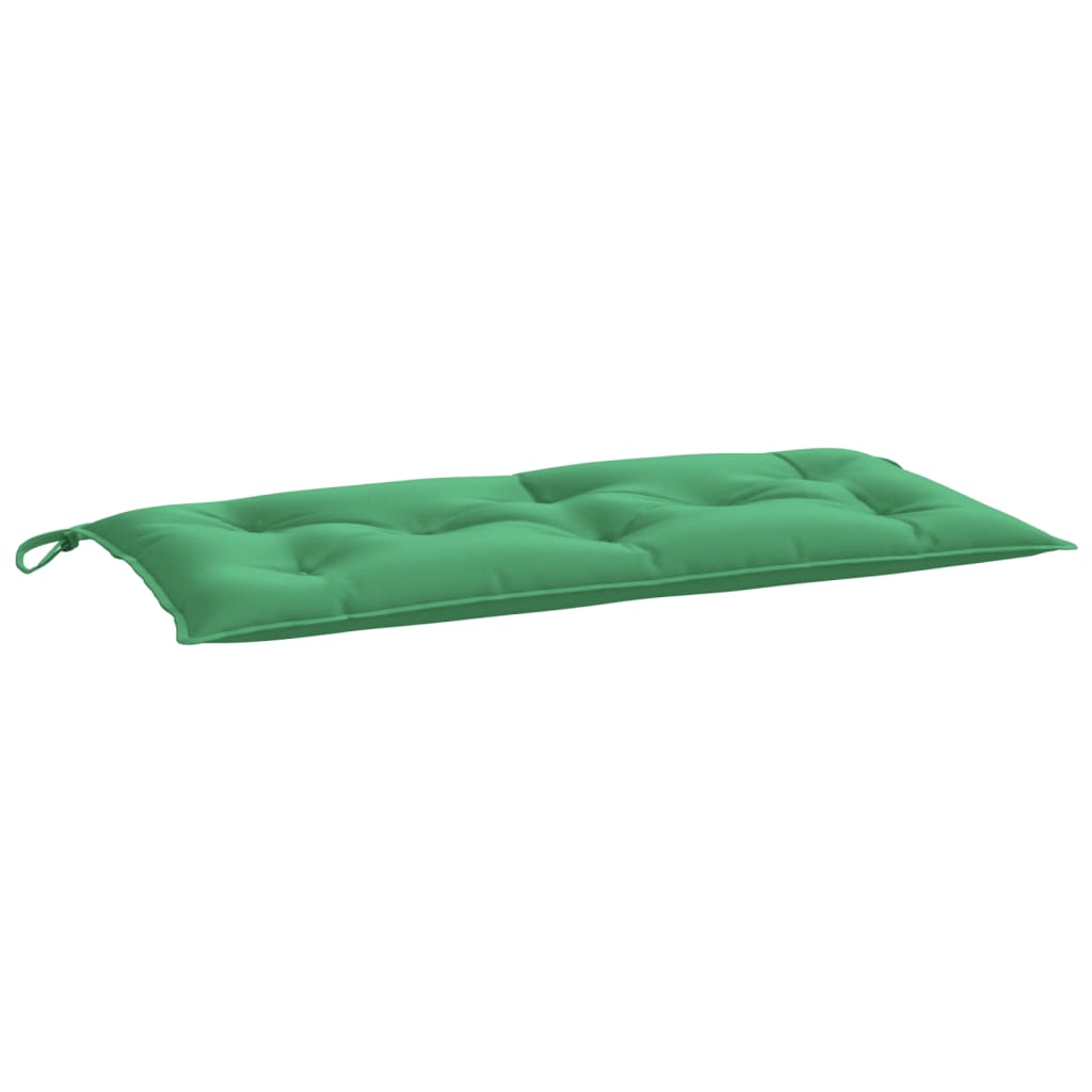vidaXL Sodo suoliuko pagalvėlė, žalios spalvos, 100x50x7cm, audinys