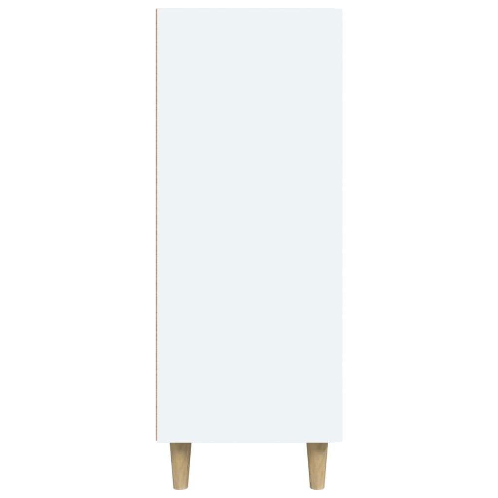 vidaXL Šoninė spintelė, baltos spalvos, 69,5x34x90cm, apdirbta mediena