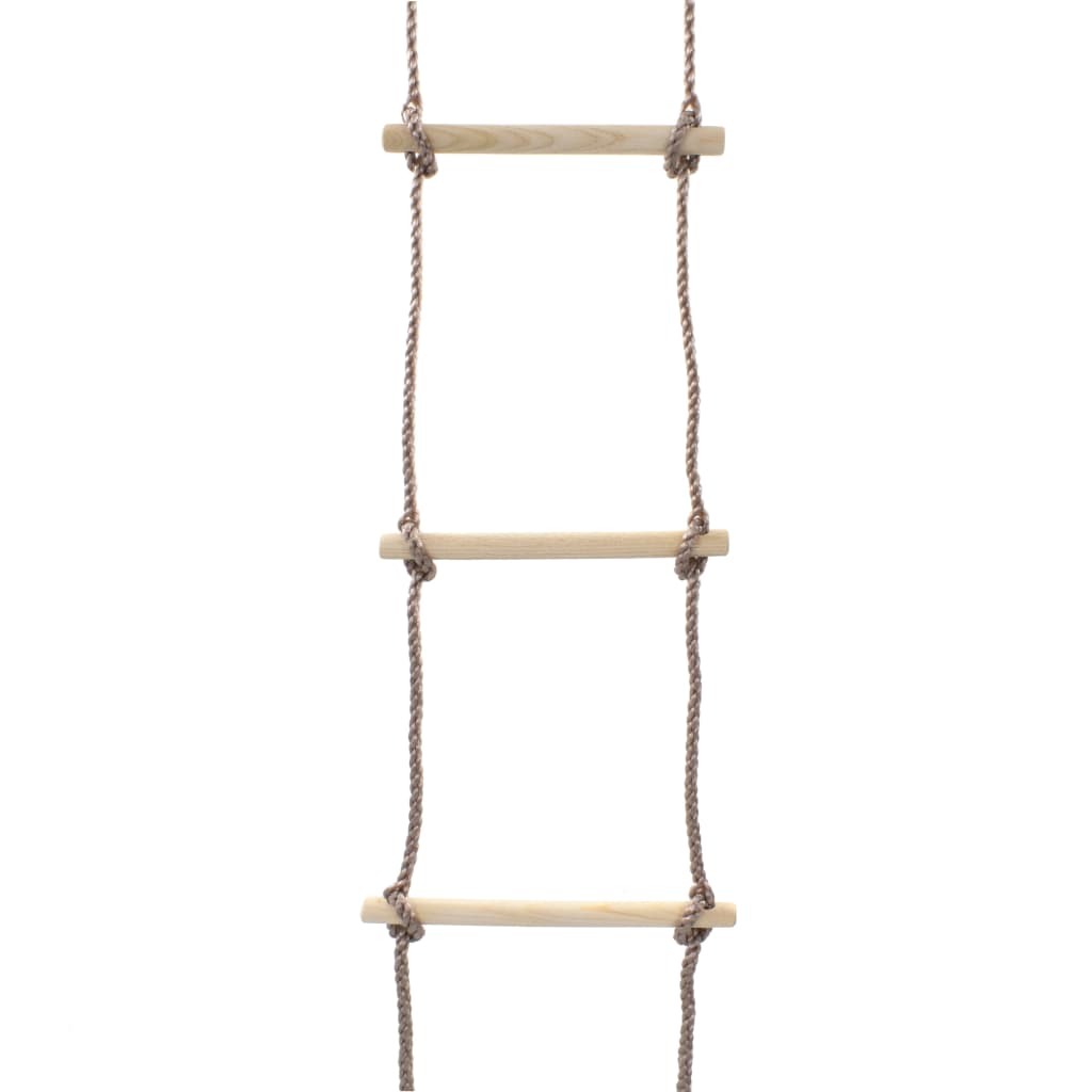 vidaXL Virvinės kopėčios vaikams, 290cm, mediena