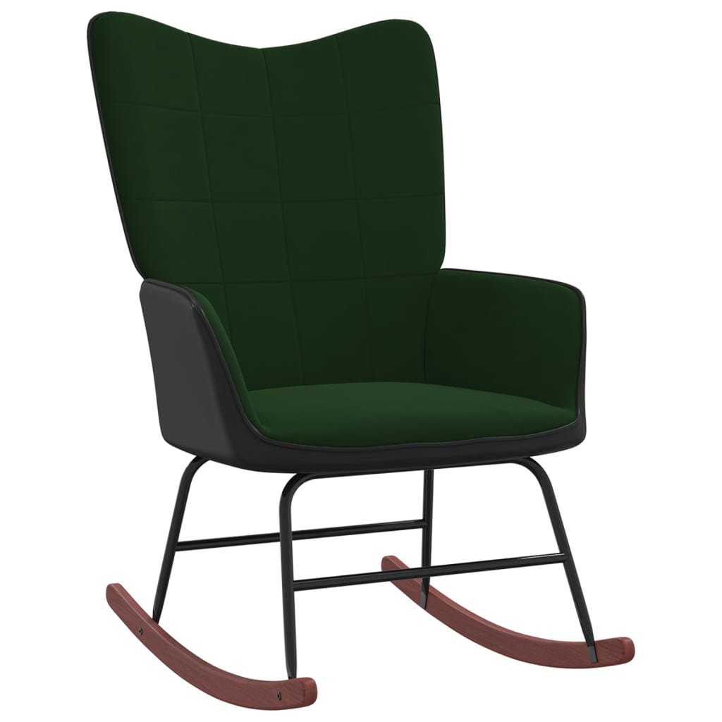 vidaXL Supama kėdė, šviesiai žalios spalvos, aksomas ir PVC