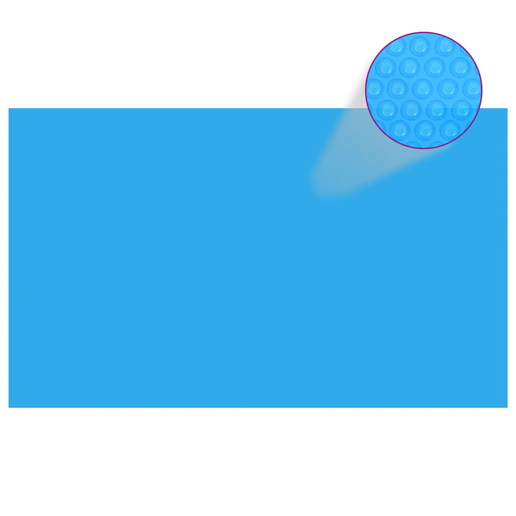 vidaXL Baseino uždangalas, mėlynas, 500x300cm, PE, stačiakampis