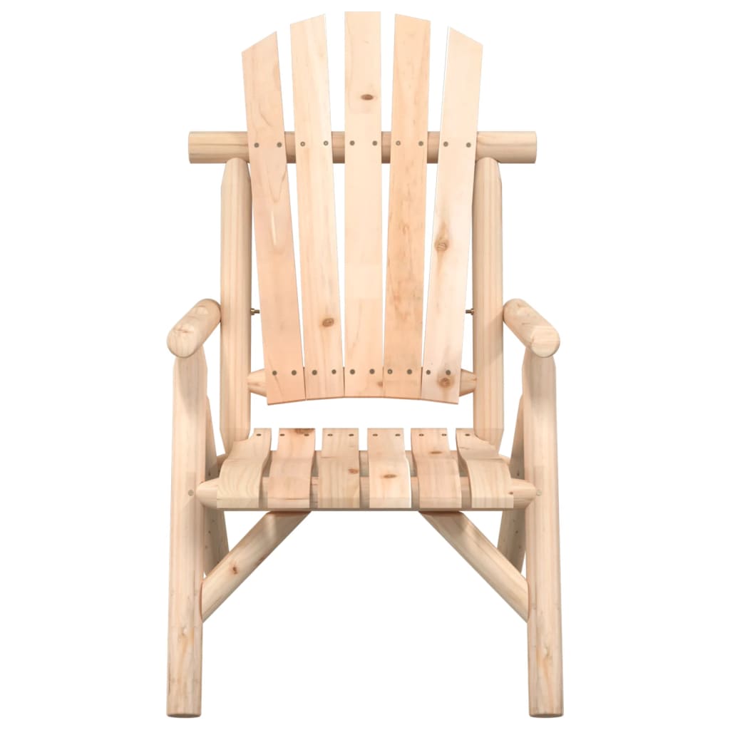 vidaXL Sodo kėdė, 68x86x103cm, eglės medienos masyvas