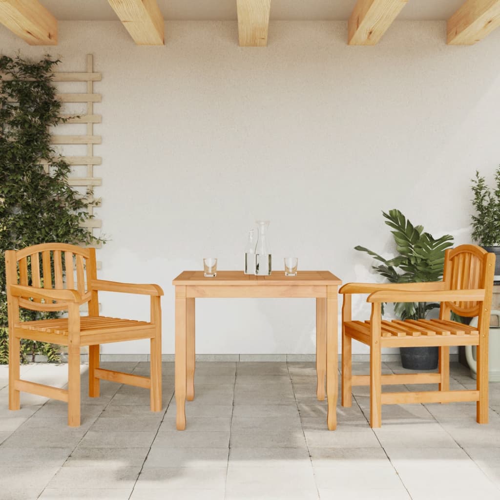 vidaXL Sodo kėdės, 2vnt., 58x59x88cm, tikmedžio medienos masyvas