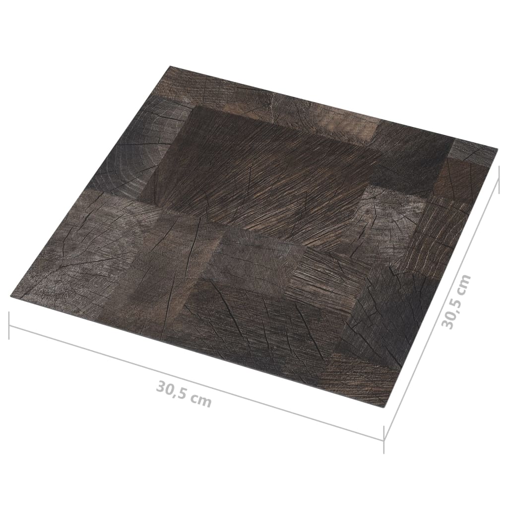 vidaXL Grindų plokštės, 20vnt., medienos, 1,86m², PVC, prilimpančios