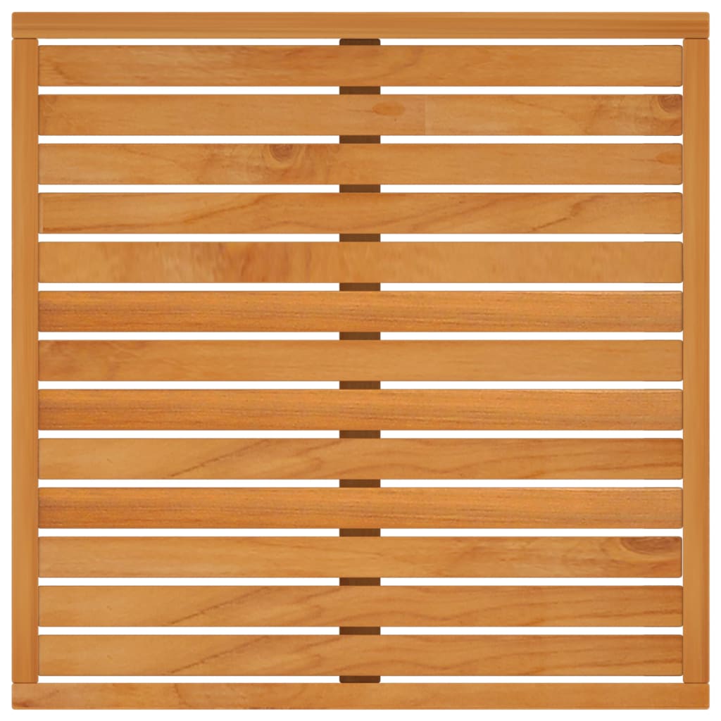 vidaXL Sodo stalas, 68,5x68,5x24cm, akacijos medienos masyvas